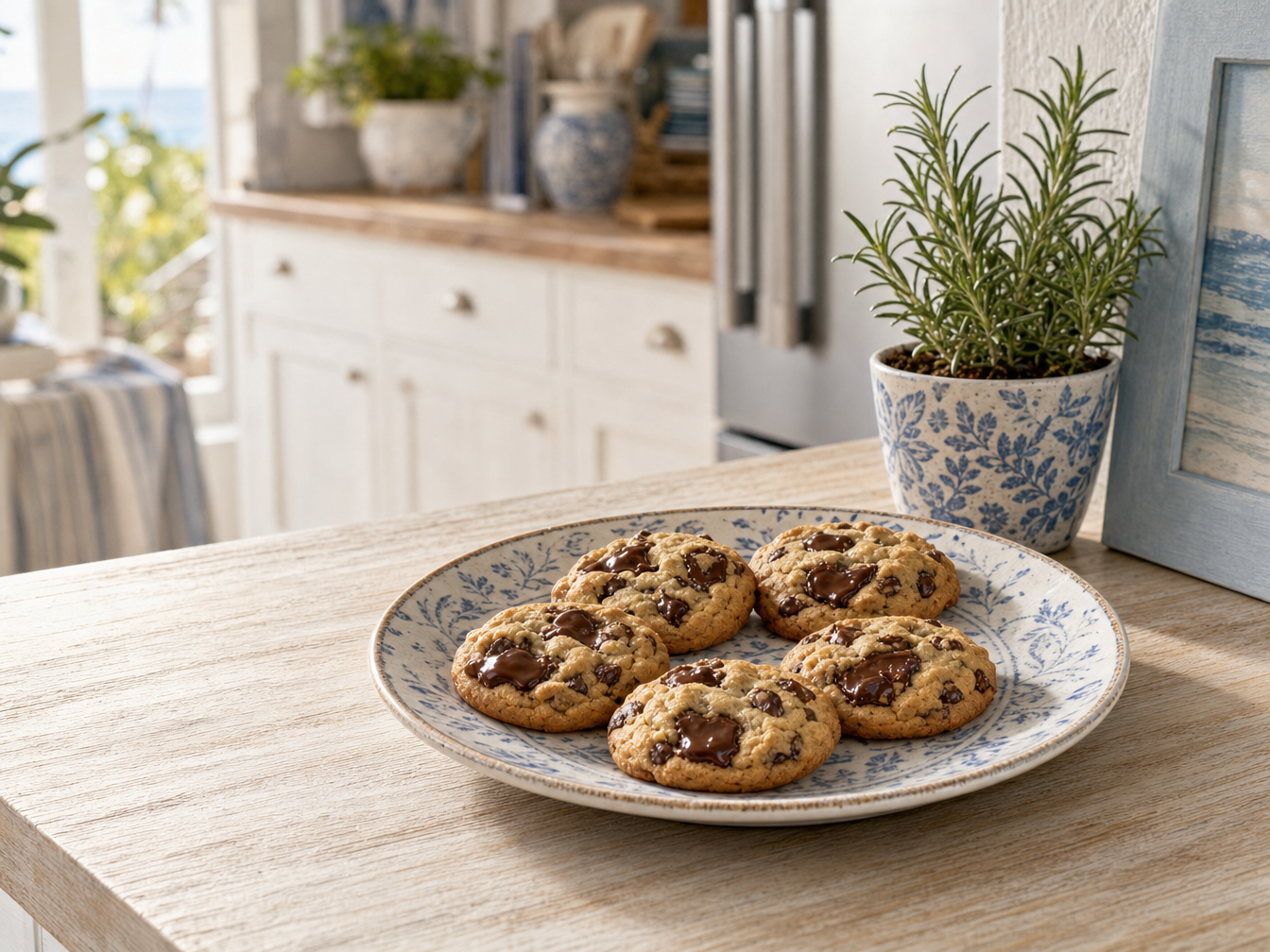 Small-batch chocolate chip cookies